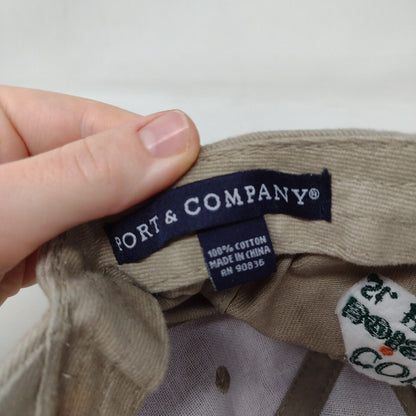 We Came We Saw We... Slideback Hat Tan One Size Adjustable Port & Company Cotton
