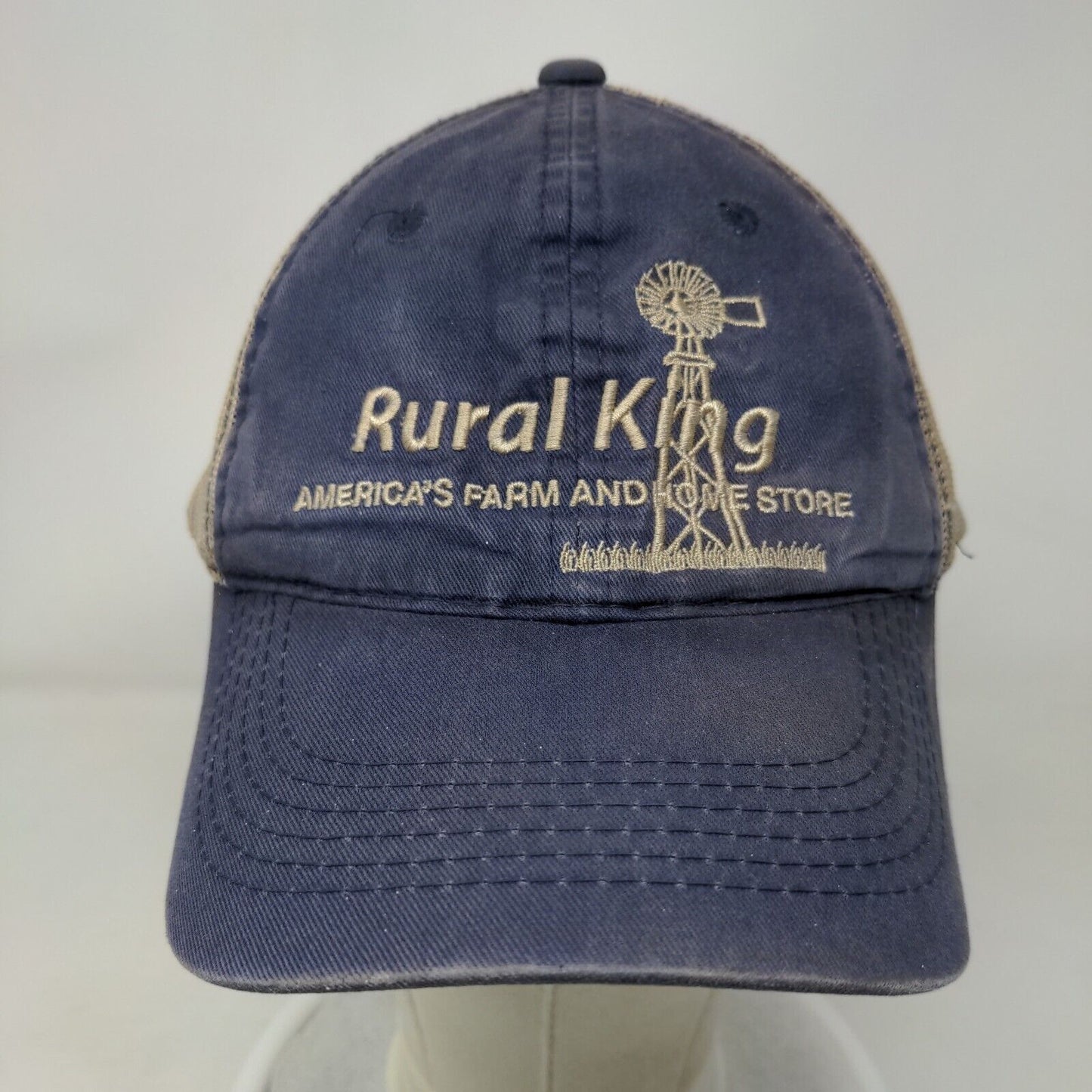 Rural King America's Farm And Home Store Slideback Trucker Hat Blue OSFM