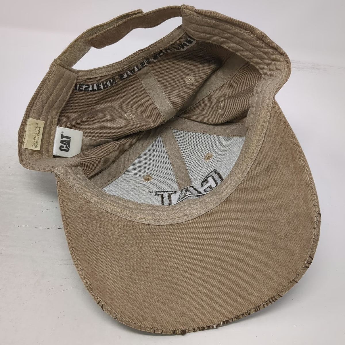 Caterpillar CAT Baseball Cap Brown One Size Western States Equipment Deer Hat