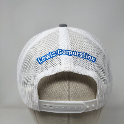 American Flag Max Lewis Corporation Snapback Trucker Hat Gray OSFA Patriotic