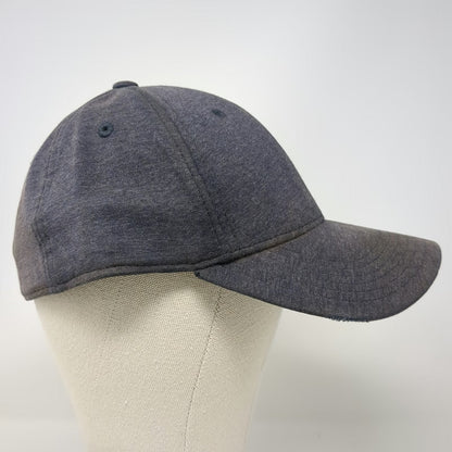 Puma Baseball Cap Blue XL Metal Logo Fitted Heathered Athletic Sports Casual Hat