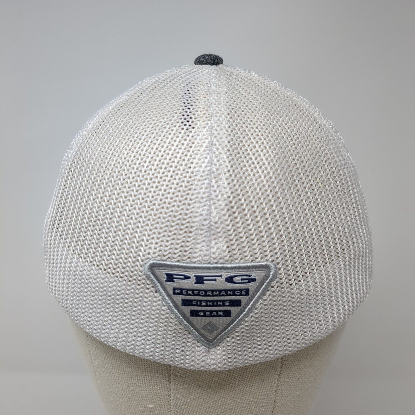 Columbia PFG Fish Flag Patch Fitted Trucker Hat Multi S/M Mesh Back