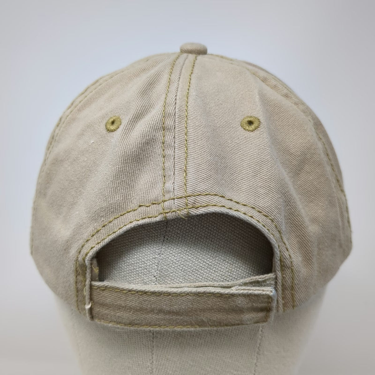 Hit Promo Baseball Cap Beige One Size Ginger Embroidered Strapback Cotton Hat
