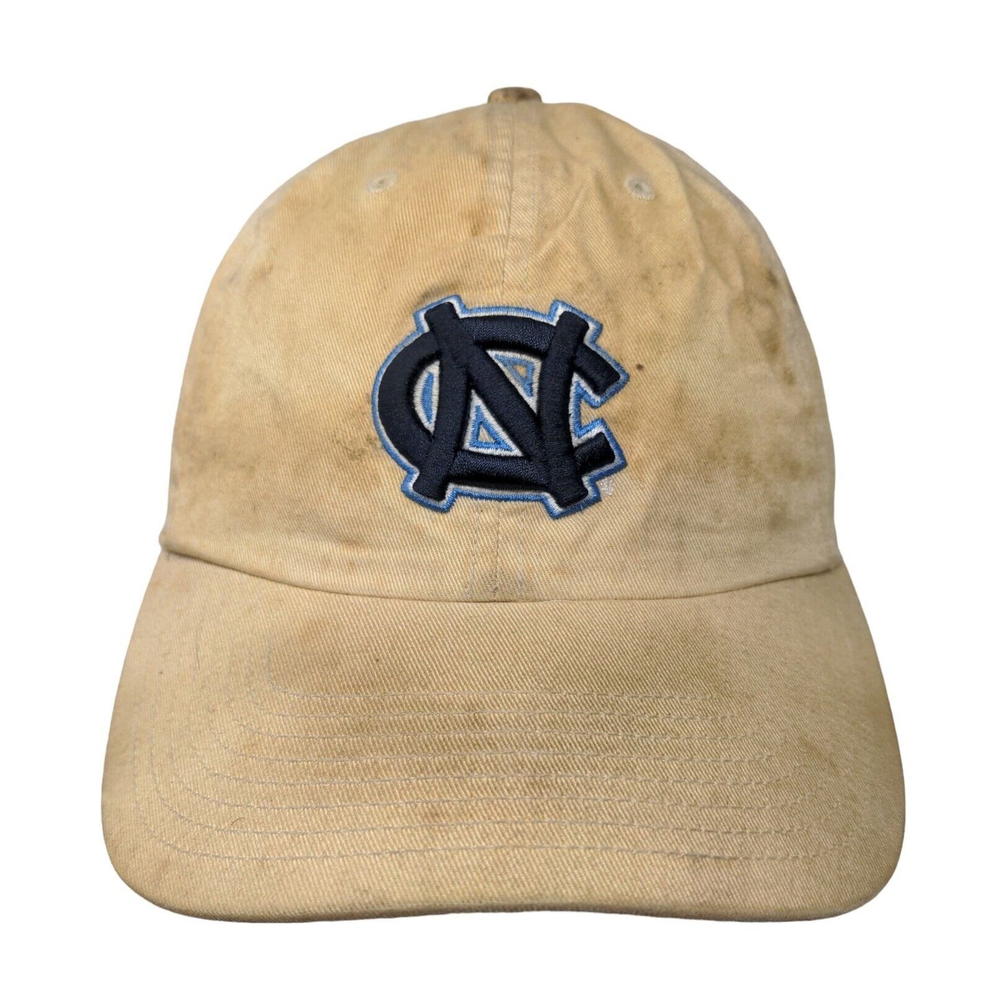 North Carolina Tarheels The Franchise Twins Enterprise Fitted Hat Tan M Distress