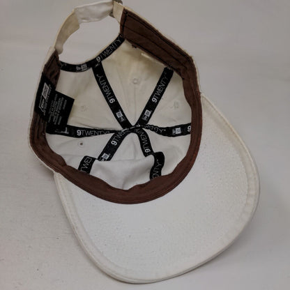 WOW! Slideback Hat White OSFM Embroidered 6 Panel New Era 9Twenty