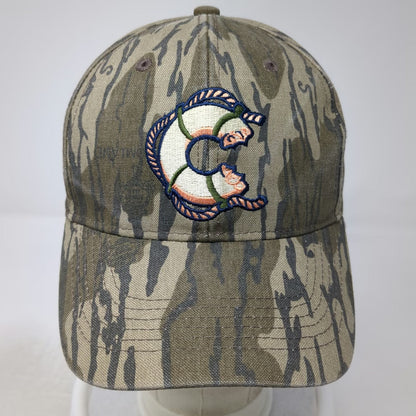 Outdoor Cap Snapback Green One Size Camo Kelli's Catering Fish Logo Hat
