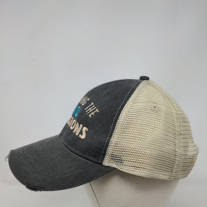 I'll Bring The Bad Decisions Snapback Trucker Hat Multicolor One Size Distressed