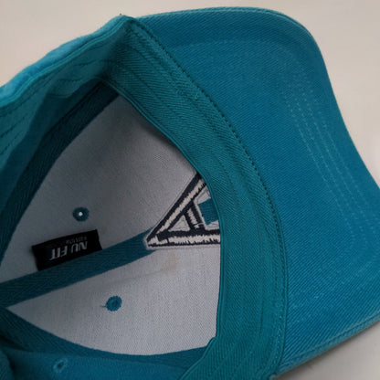 Letter A Fitted Hat Blue L-XL Embroidered NU Fit Aeropostale 6 Panel