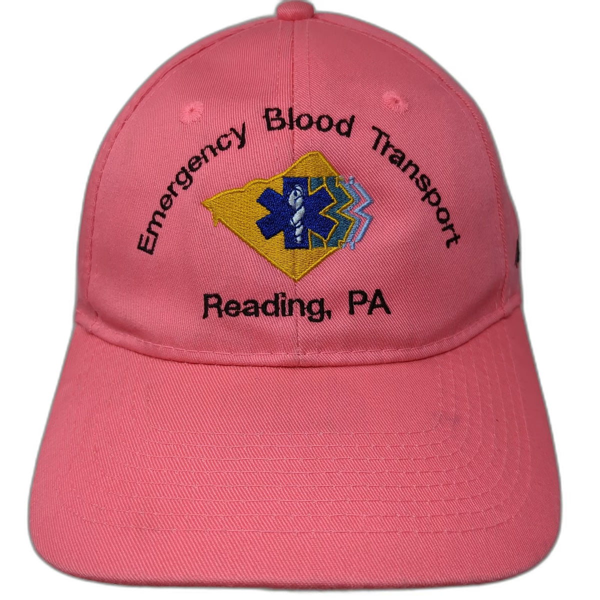 Port & Company Baseball Cap Pink One Size Emergency Blood Transport Medical Hat