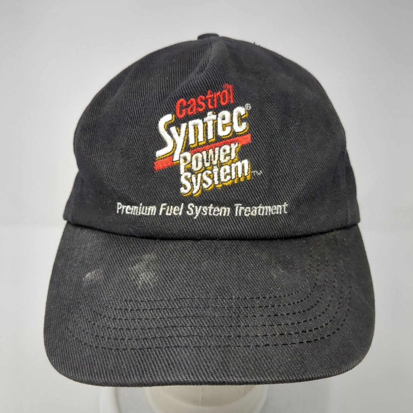 Castrol Syntec Power System Slideback Hat Black OS Adjustable 6 Panel Osterdam