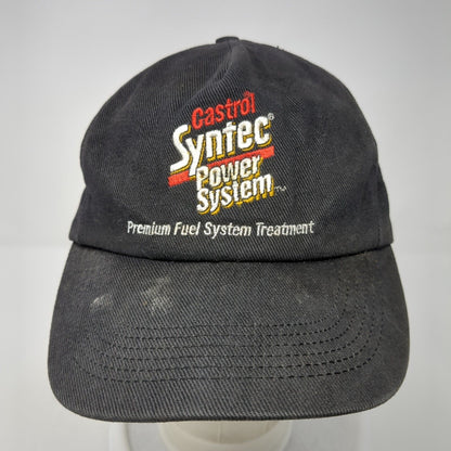 Castrol Syntec Power System Slideback Hat Black OS Adjustable 6 Panel Osterdam