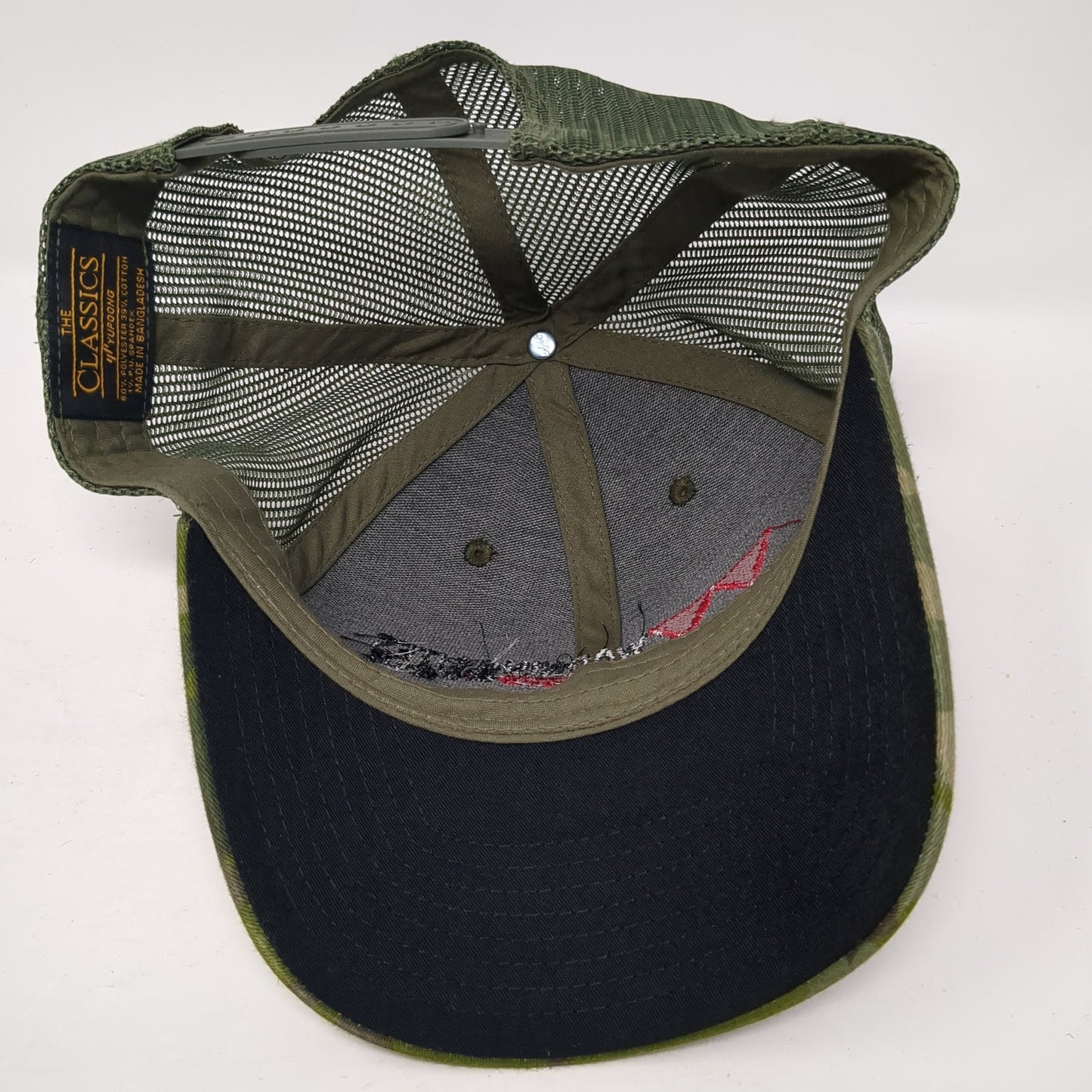 Warning Lites Of St. Louis Trucker Hat Multi OS Adjustable Camo Mesh Yupoong