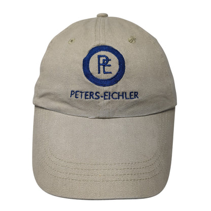Peters-Eichler Slideback Hat Brown One Size Adjustable Embroidered Anvil