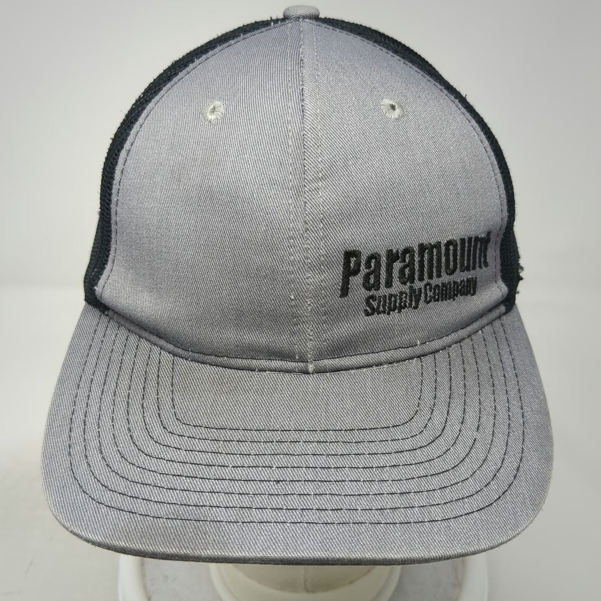 Port Authority Trucker Hat Gray One Size Paramount Supply Company Snapback Mesh