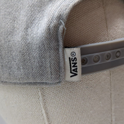 VANS Off The Wall Since 1966 Snapback Hat Gray One Size Adjustable Embroidered