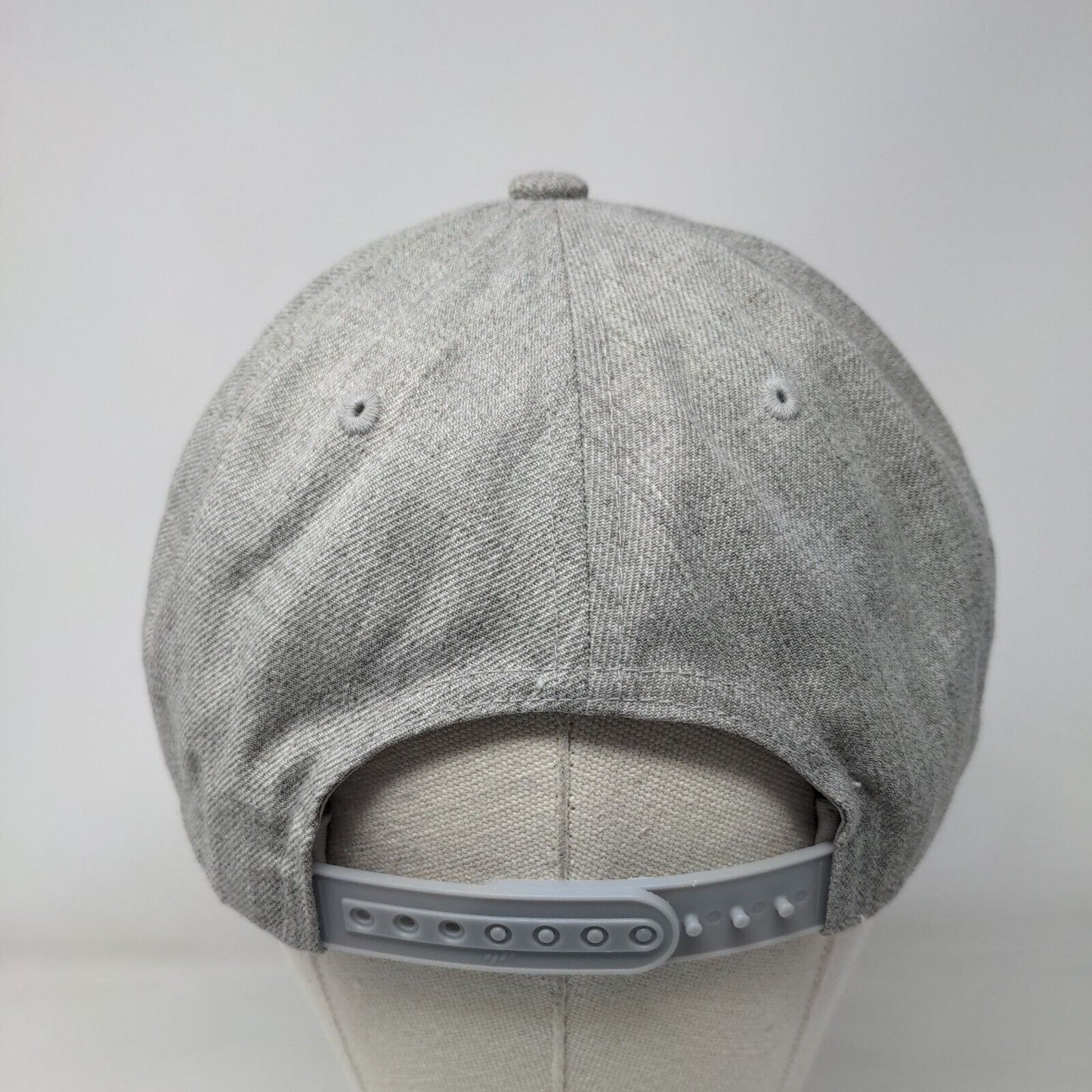 A2P Snapback Hat Gray One Size Embroidered 6 Panel The Classics Yupoong