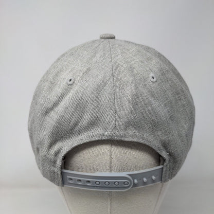 A2P Snapback Hat Gray One Size Embroidered 6 Panel The Classics Yupoong