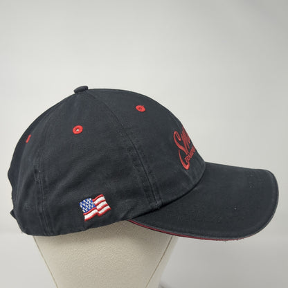 Smith Transportation Inc Strapback Hat Black One Size Solid Adjustable
