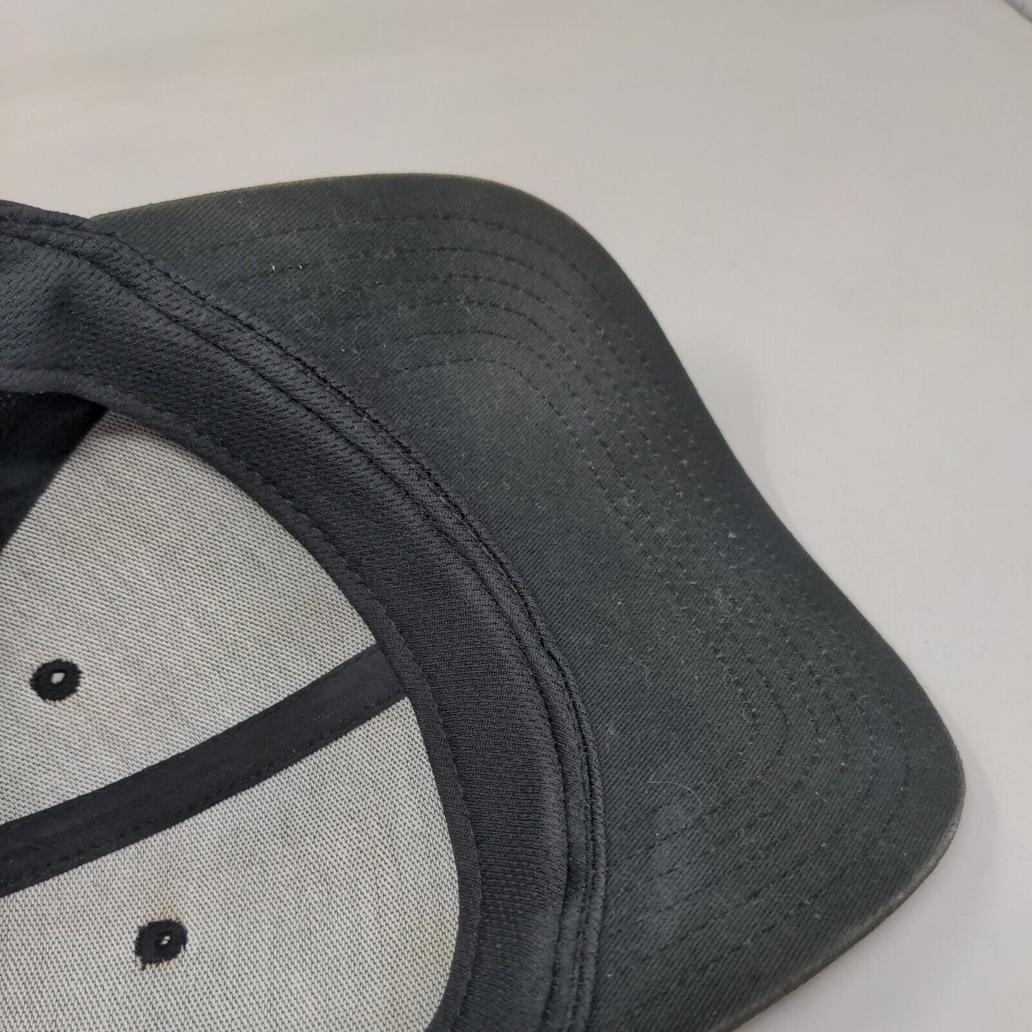 Adidas 3 Stripes Logo Strapback Hat Black One Size Adjustable 6 Panel