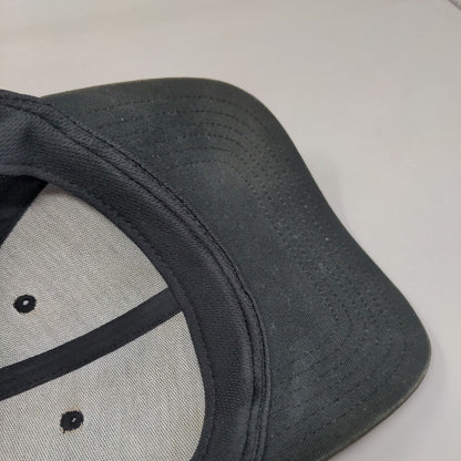 Adidas 3 Stripes Logo Strapback Hat Black One Size Adjustable 6 Panel