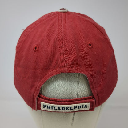 Philadelphia Phillies MLB Drew Pearson Baseball Cap Red One Size Strapback Hat