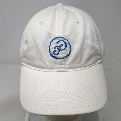 Smathers & Branson Baseball Cap White One Size Needlepoint Nantucket 9.24.21 Hat