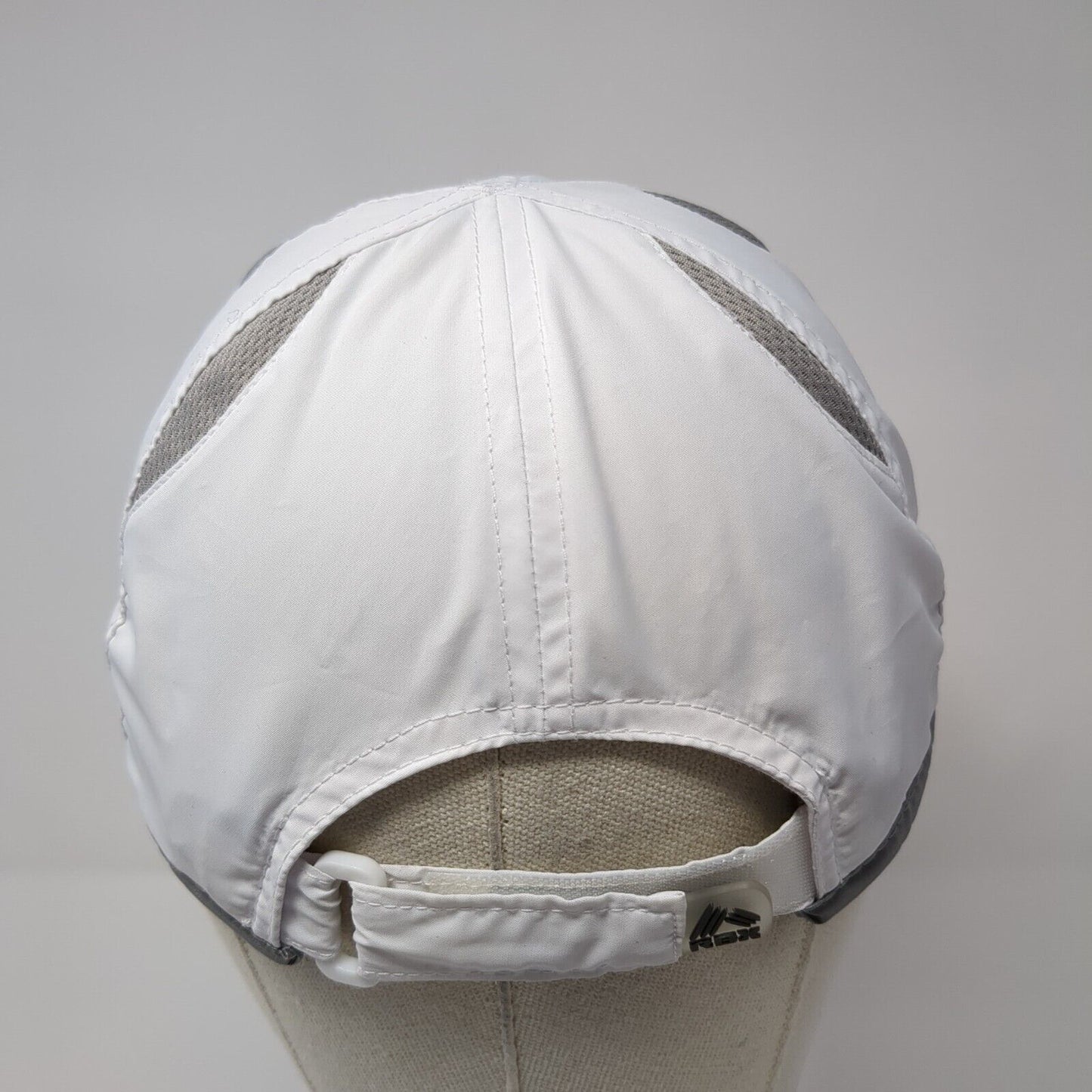 RBX Strapback Hat White One Size Adjustable Lightweight Breathable 6 Panel