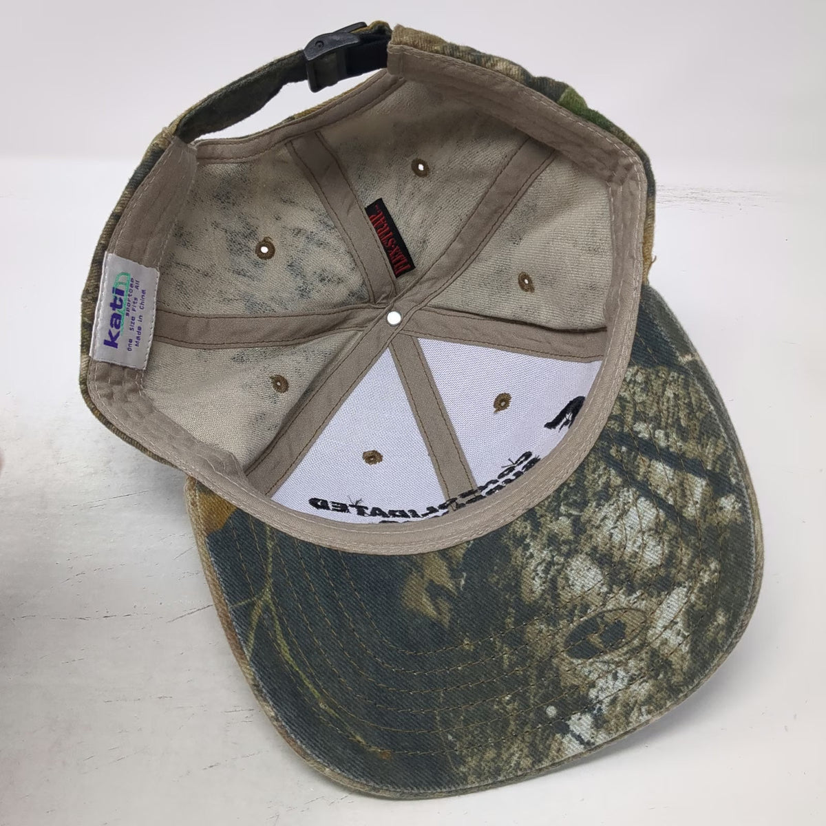 Kati Baseball Cap Green Brown Camo OSFM Consolidated Supply Co. Adjustable Hat