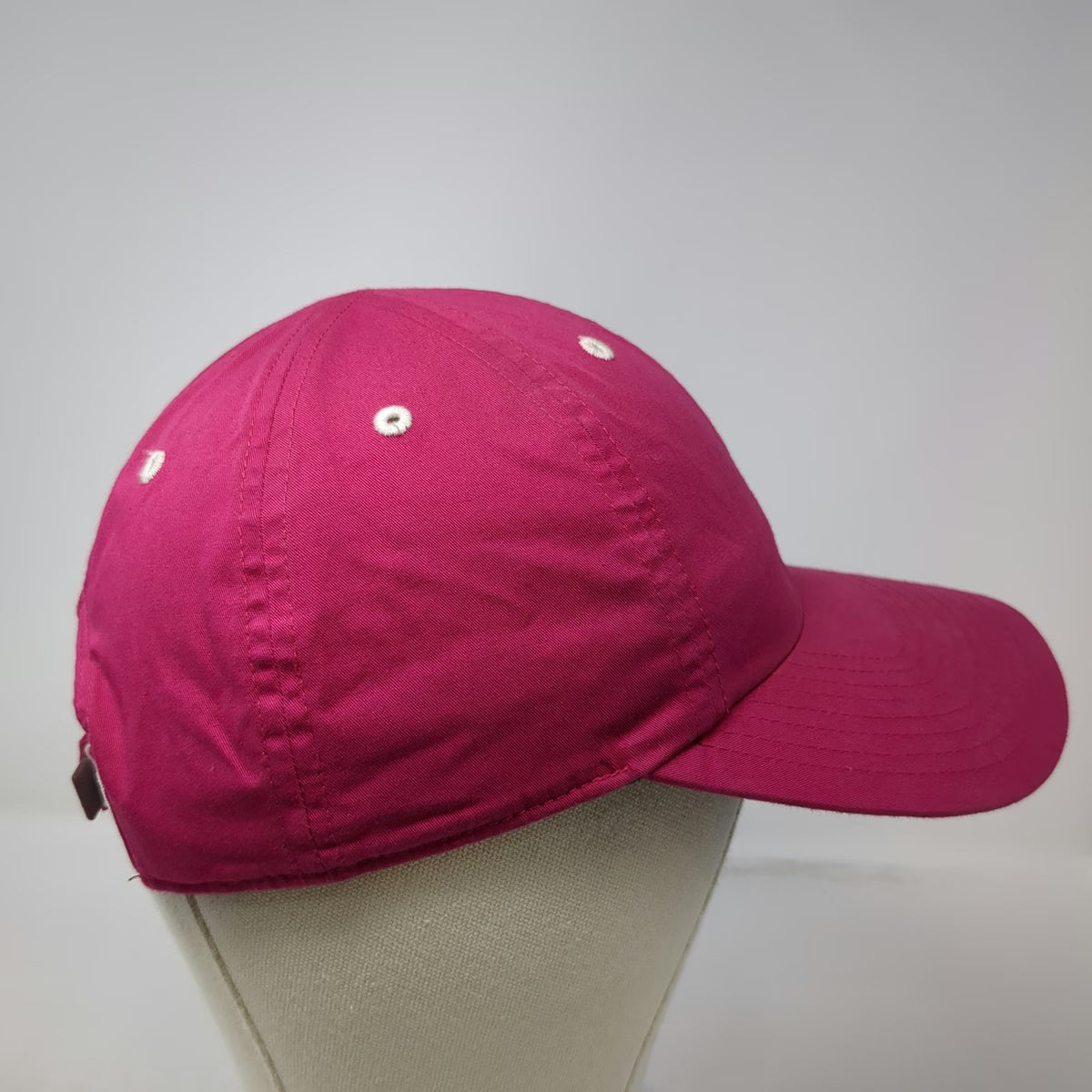 Adidas Baseball Cap Pink One Size Climalite Adjustable Strapback Hat Logo Cotton