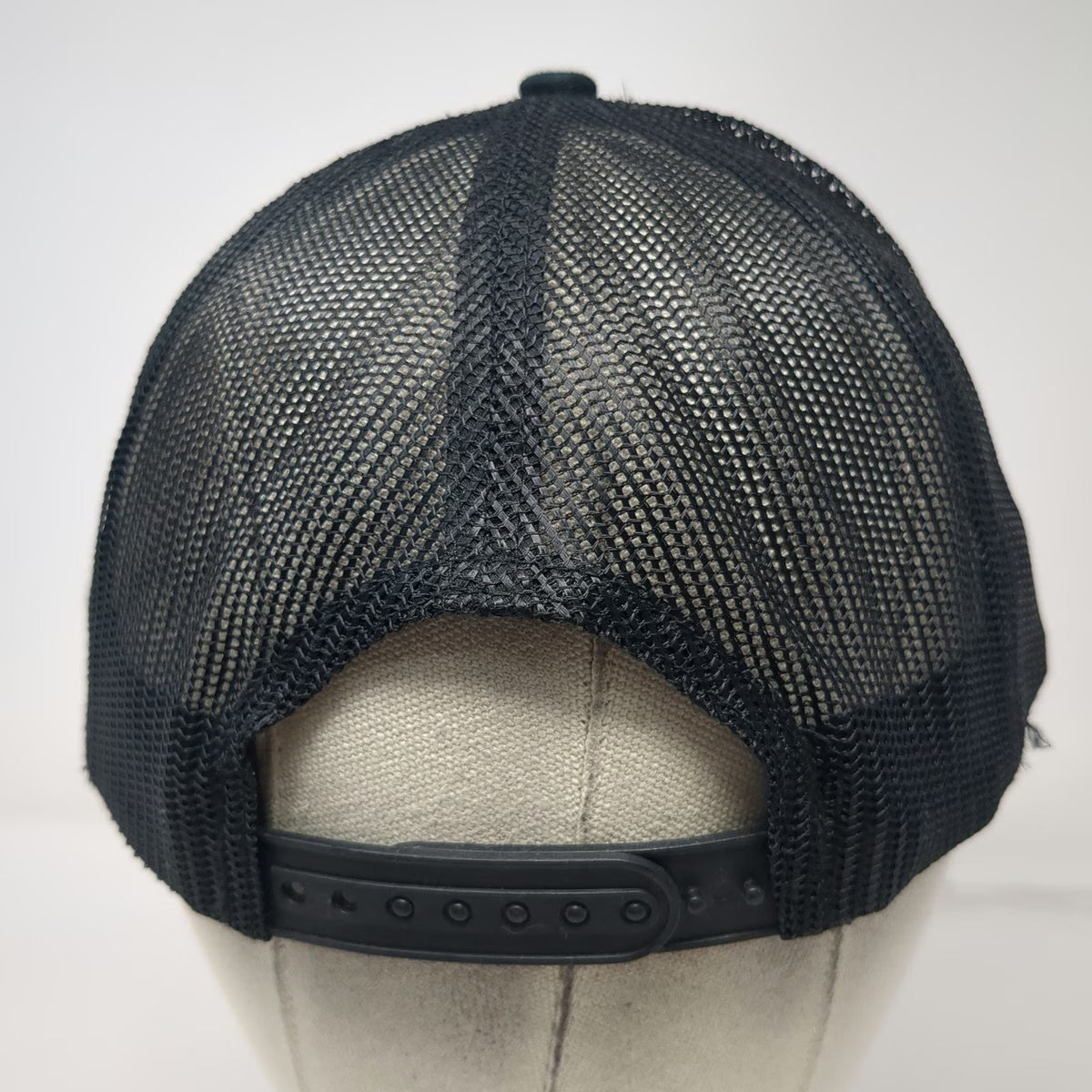 Port Authority Trucker Hat Black One Size SSPT Agents P Logo Snapback Mesh Hat
