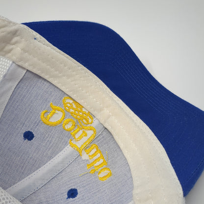 Don Julio Snapback Trucker Hat Blue One Size Mesh Back Colorblock