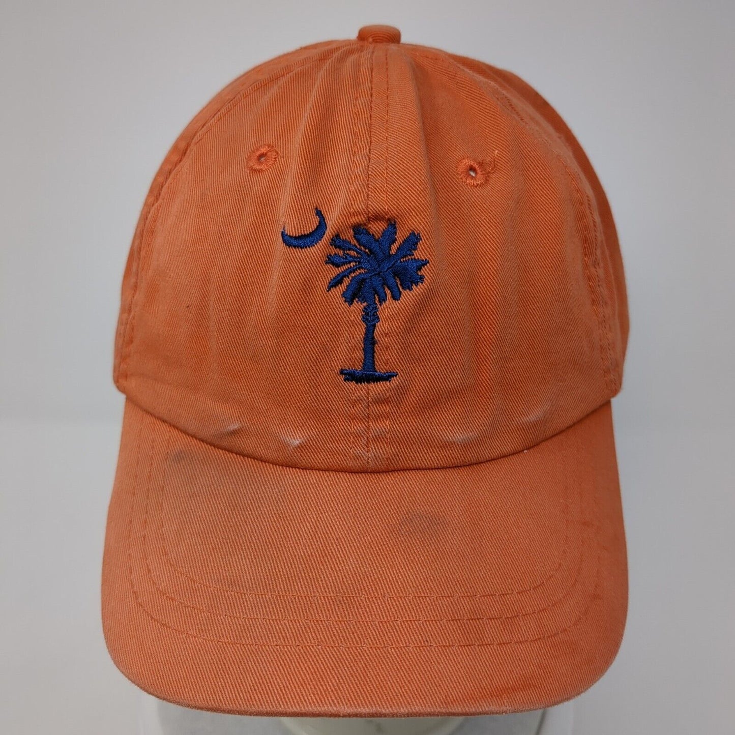 South Carolina Slideback Hat Orange One Size Palmetto Moon Fahrenheit