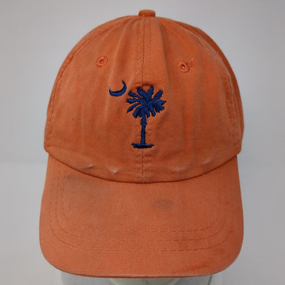 South Carolina Slideback Hat Orange One Size Palmetto Moon Fahrenheit