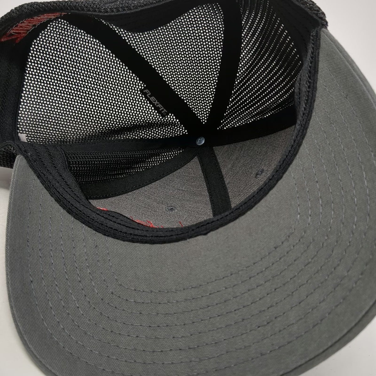 Flexfit Baseball Cap Gray XL Mesh Back Agri-Lines Irrigation Zimmatic Logo Hat