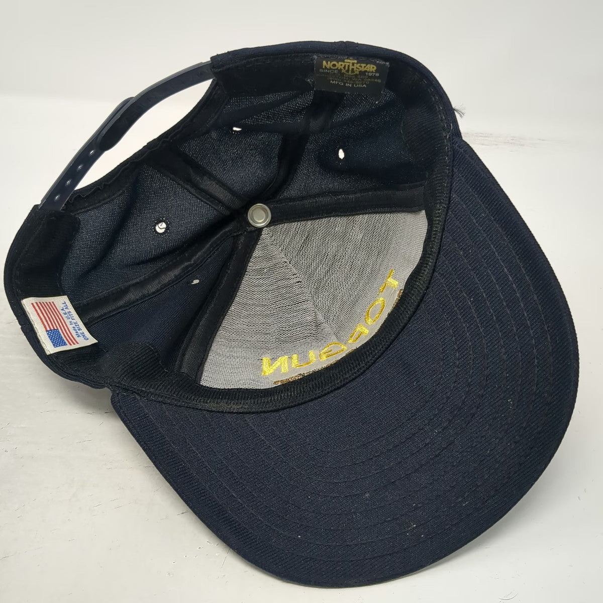 Northstar Cap Blue Vintage Top Gun Flight Wings Snapback Made in USA Hat