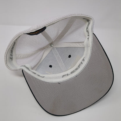 Idaho Gun Fitted Mesh Back Trucker Hat Black One Size Flexfit Yupoong