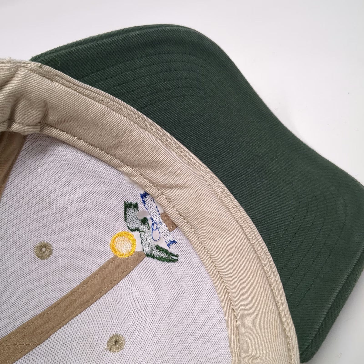 Daystone Baseball Cap Beige Green One Size Discover Greene Mountain Twill Hat
