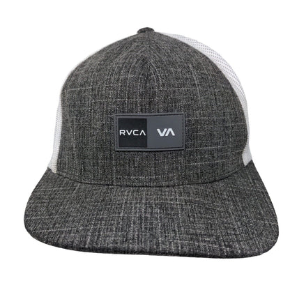 RVCA VA Patch Snapback Mesh Back Trucker Hat Multi Mid Fit Colorblock