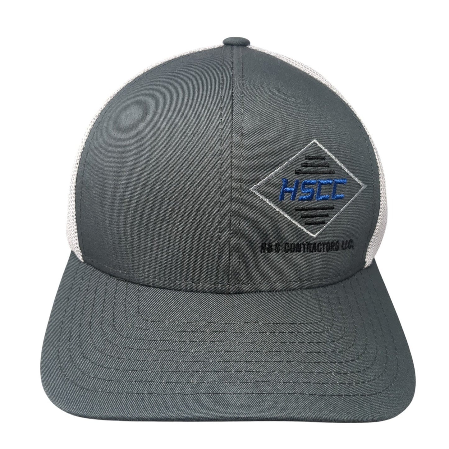HSCC N&S Contractors LLC Snapback Trucker Hat Gray One Size Mesh Back