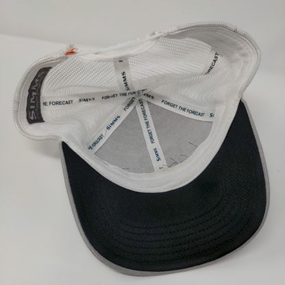 Telluride Angler Snapback Mesh Back Trucker Hat Gray OSFM Simms