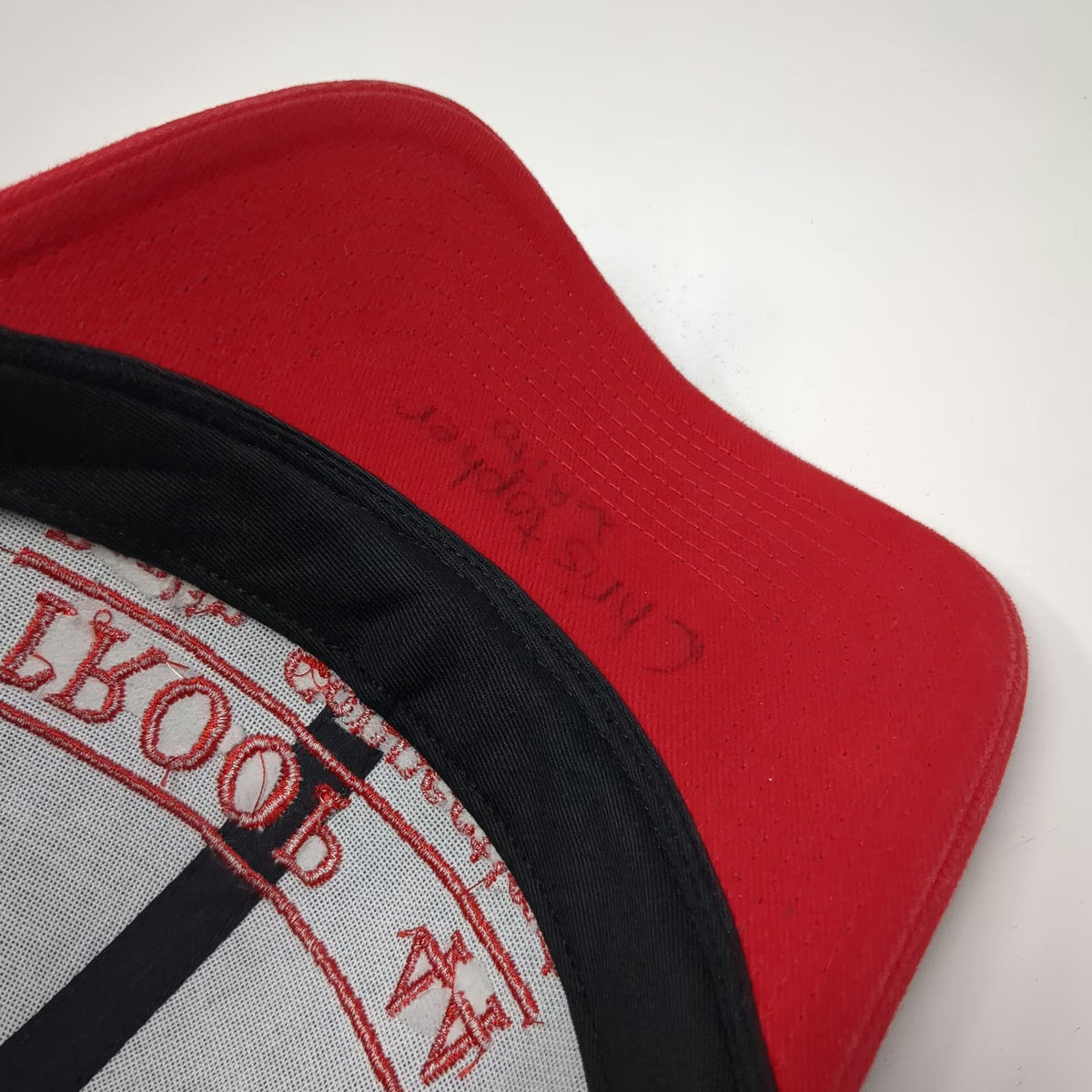 Otto Baseball Cap Black Red One Size Cotton Strapback Troop 44 Berlin CT Hat