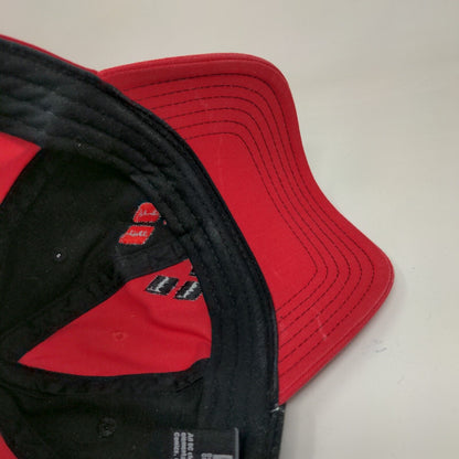 Harley Quinn Diamond Slideback Hat Red One Size Colorblock DC Comics