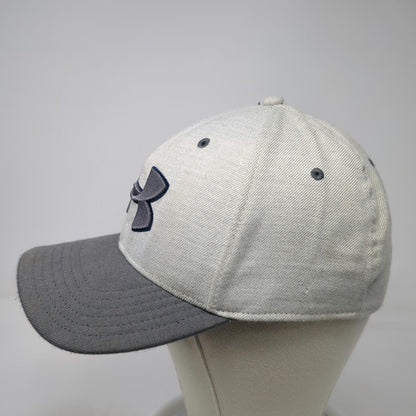 Under Armour Baseball Cap Gray XL Embroidered Logo Stretch Fit Six Panel Hat
