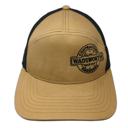 Outdoor Cap Trucker Hat Brown One Size Mesh Back Snapback Wadsworth Engineers