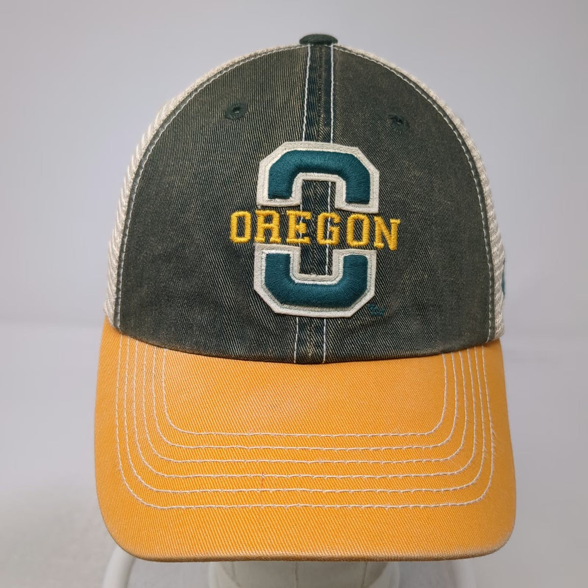 Top of the World NCAA Trucker Hat Green OS Oregon University Ducks Snapback