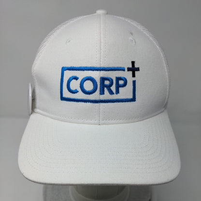 Corp+ Motel 6 Studio Snapback Trucker Hat White OSFA Port Authority