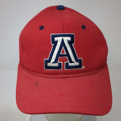 Zephyr Arizona Wildcats NCAA Red 7 1/8 Fitted Cap Hat Wool Blend Embroidered