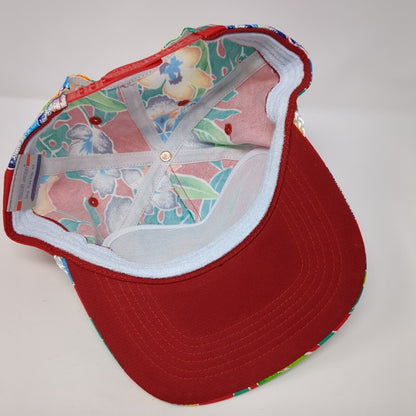 BMC West Building Materials Snapback Hat Multicolor OS Adjustable Floral Rope