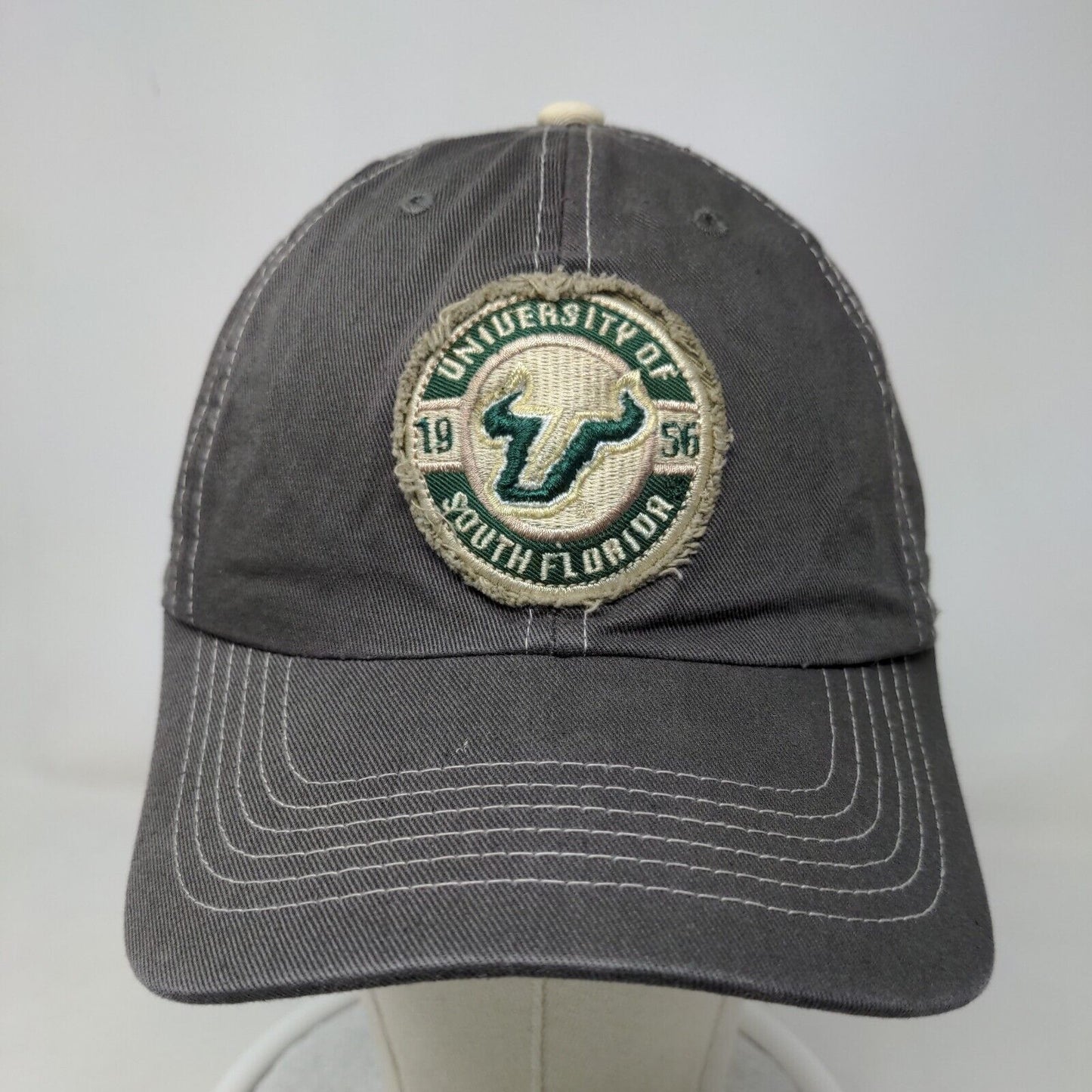 Top of the World Men's Slideback Hat Gray University of South Florida Bulls