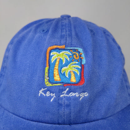 Ouray Men's Strapback Hat Blue Adjustable Embroidered Key Longo Hat Cotton